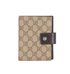Gucci Ring Agenda Cover, &pound;195, Accessories, Beige/Brown, Coated Canvas/Leather, Front view